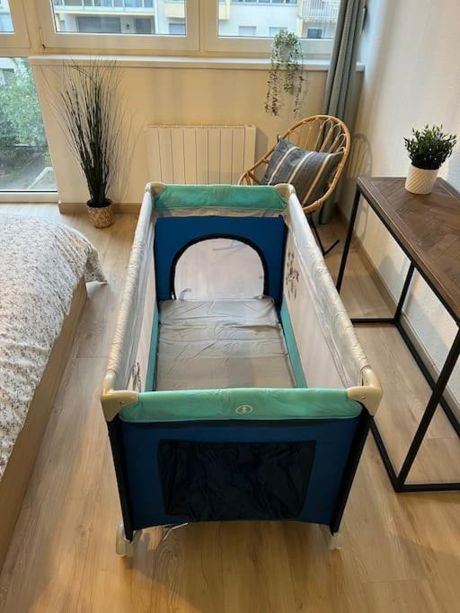 Adorable Appartement Strasbourg Neudorf Parking Sous Sol Exterior foto